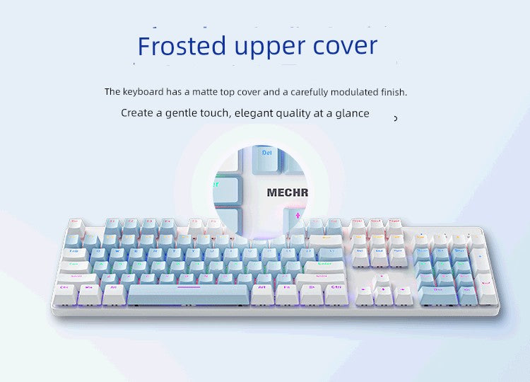 MECHREVO Yao Series Wired Alternate Action Or Ergonamic Mechanical Keyboard