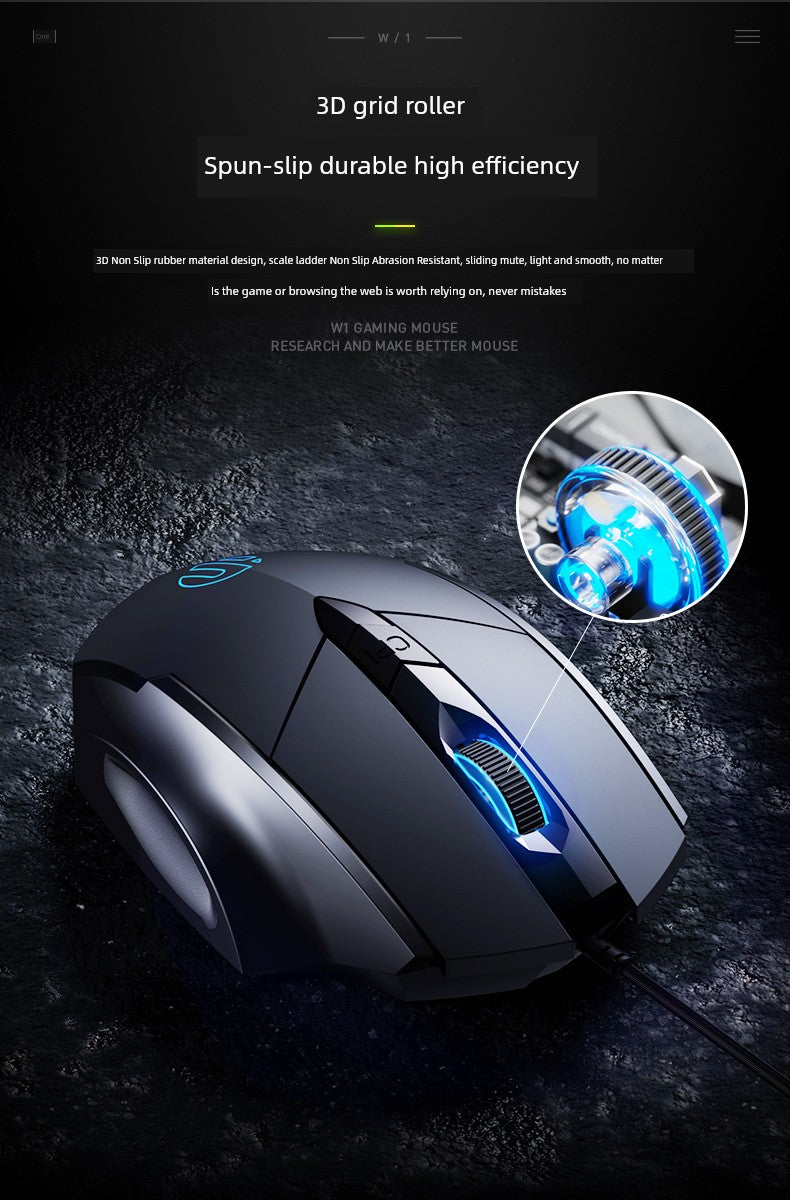 Inphic PW1 Mechanical USB Desktop Wired Mouse
