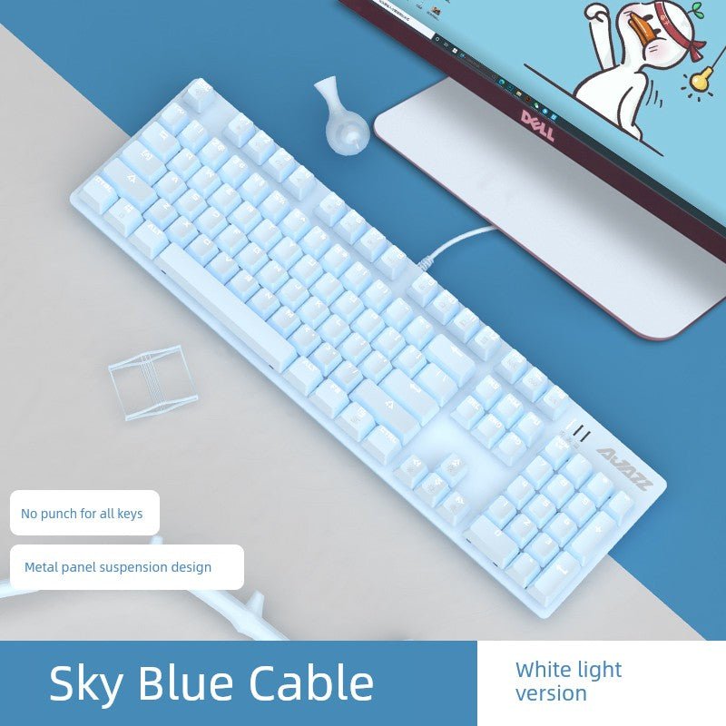 Ajazz Ak687 Wireless Dual-Mode E-Sports Machinery Keyboard