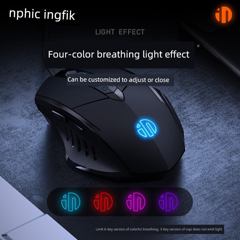 Inphic PW1 Mechanical USB Desktop Wired Mouse