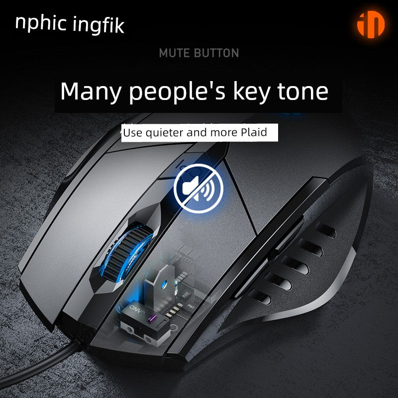 Inphic PW1 Mechanical USB Desktop Wired Mouse