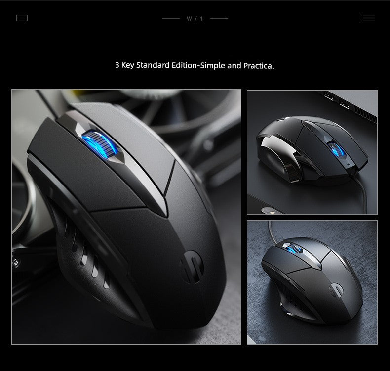 Inphic PW1 Mechanical USB Desktop Wired Mouse