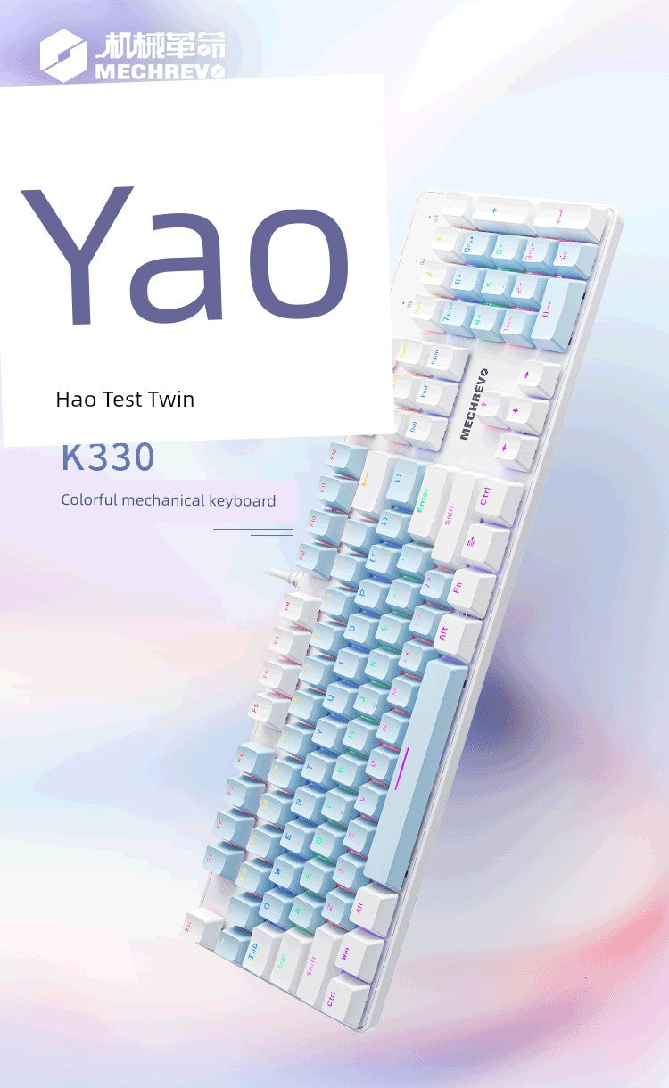 MECHREVO Yao Series Wired Alternate Action Or Ergonamic Mechanical Keyboard